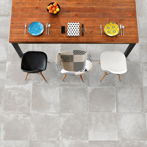 Carrelage Intérieur Effet Béton Blanc 1200B